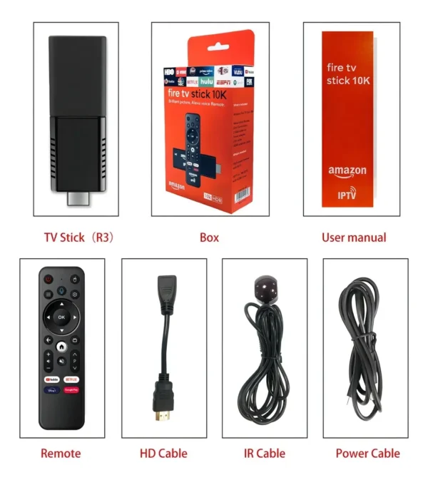 🚀 Fire TV Stick 10K Amazon | 4GB RAM + 32GB de Almacenamiento